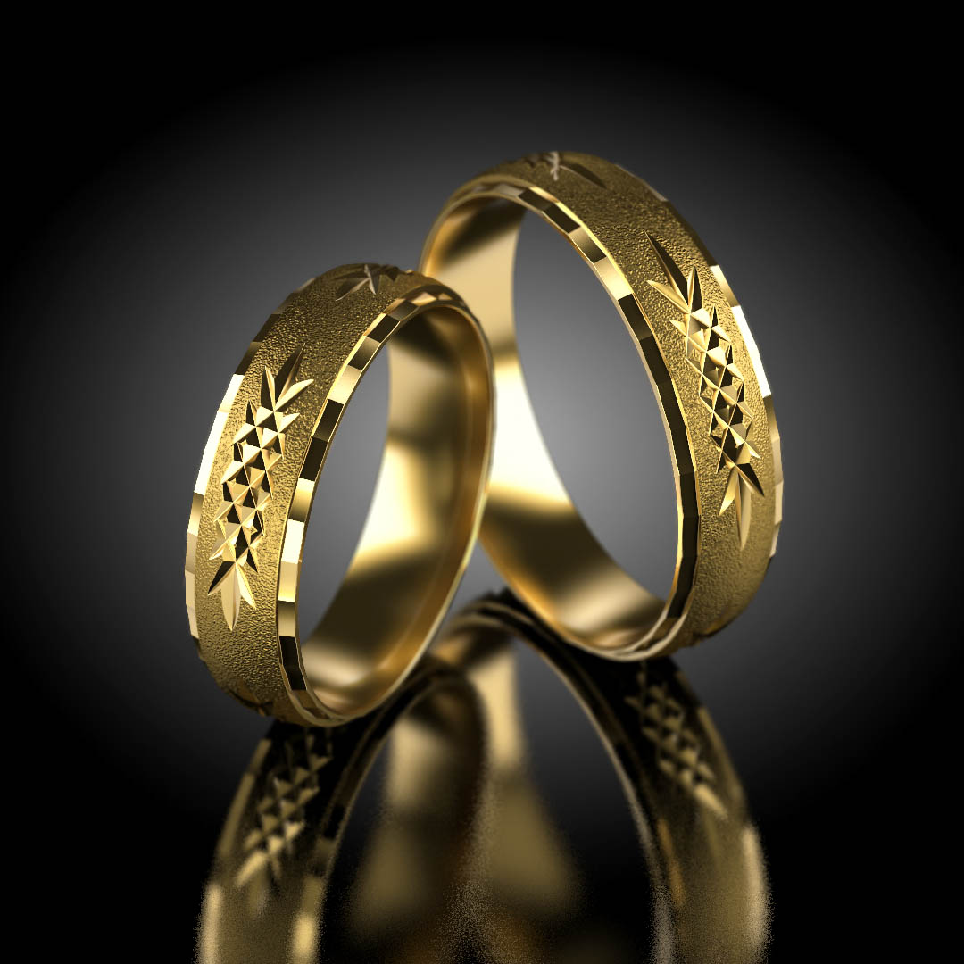 Obrączki Ślubne 016: półokrągłe 5 mm